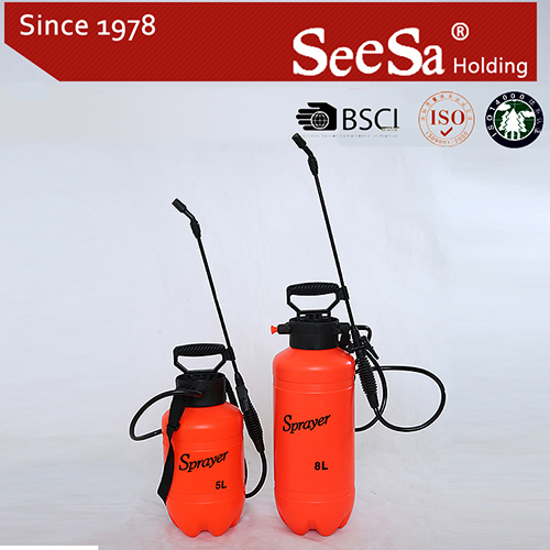 8L Plastic Garden Hand Compression Manual Backpack Sprayer (SX-CS8G)