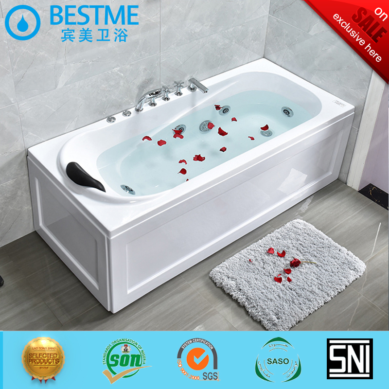 Угловая гидромассажная ванна Bestme KB-414