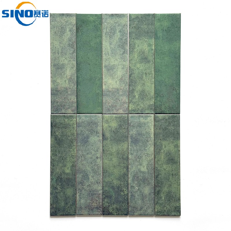 75*300mm Inkjet Glossy Ceramic Tiles Strip Shape Tiles Interior Room Tiles