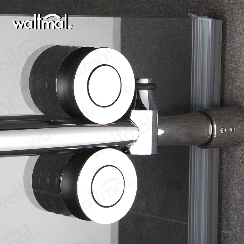 with Side Panel Return Panel Double Glass Sliding Shower Door