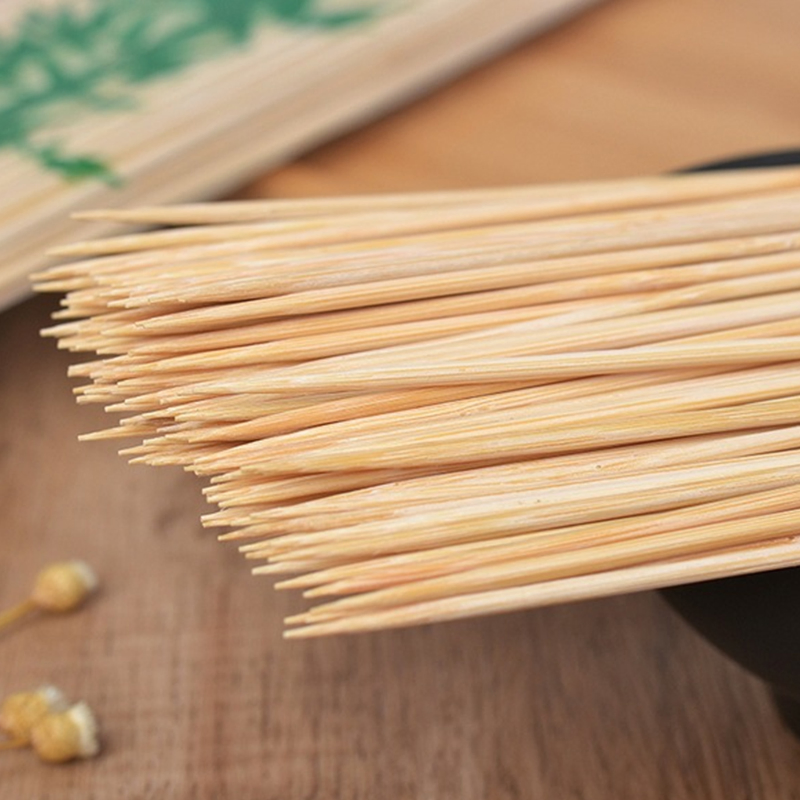 Disposable Mao Bamboo Skewer Stick BBQ Barbecue Stick Bamboo Stick