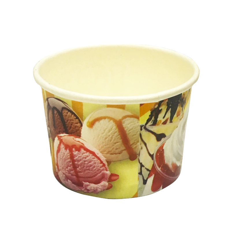 PE Coated Disposable Ice Cream Paper Bowls for Summer