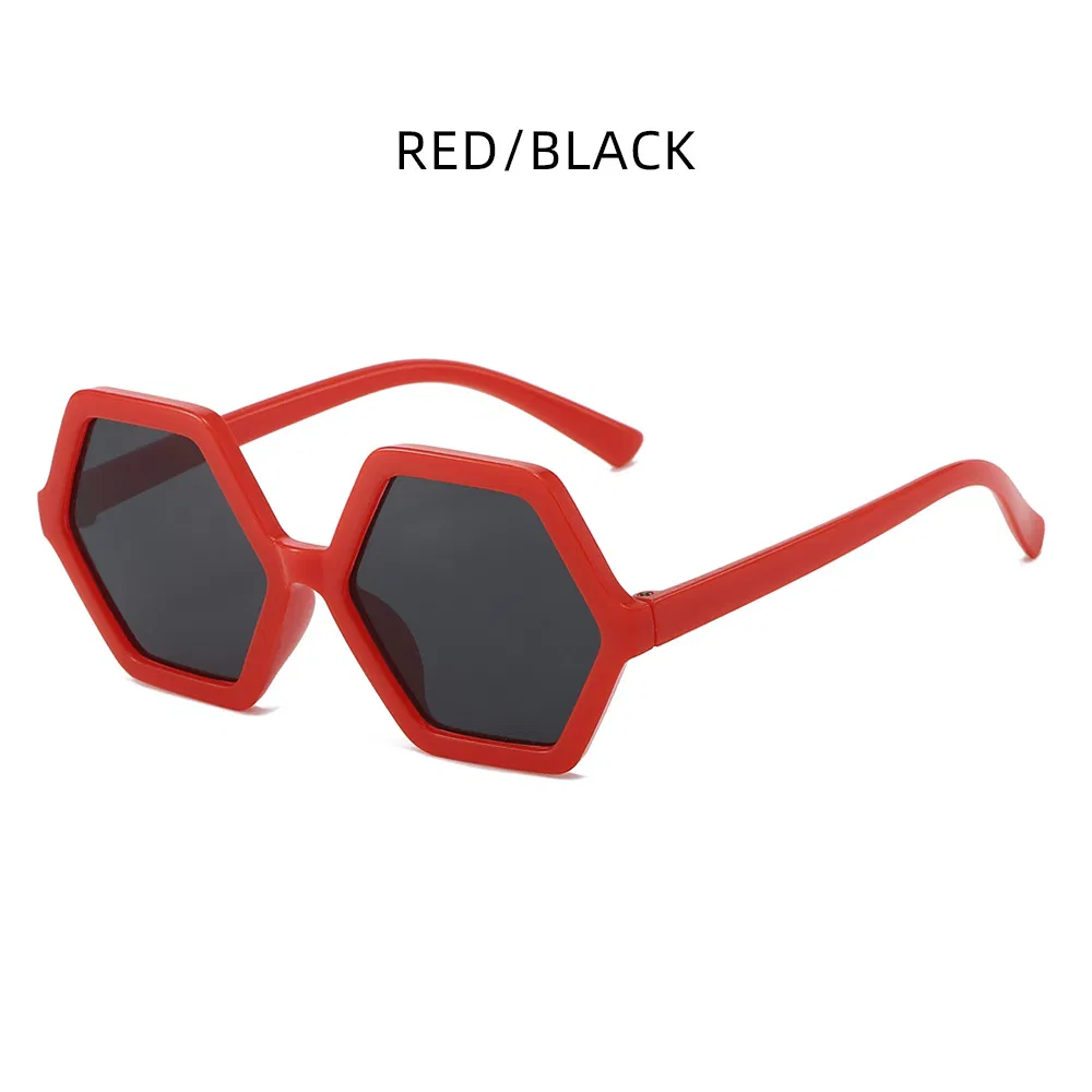 China Factory Wholesale Kids Birthday Cute Child Children Polygon Sunglasses for Boys Girls