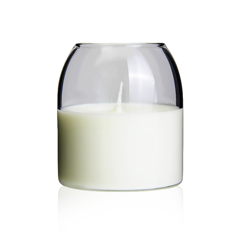 Heat Resistant Glass Scented Candle Jar with Cork Ball Lid for Home Decoration