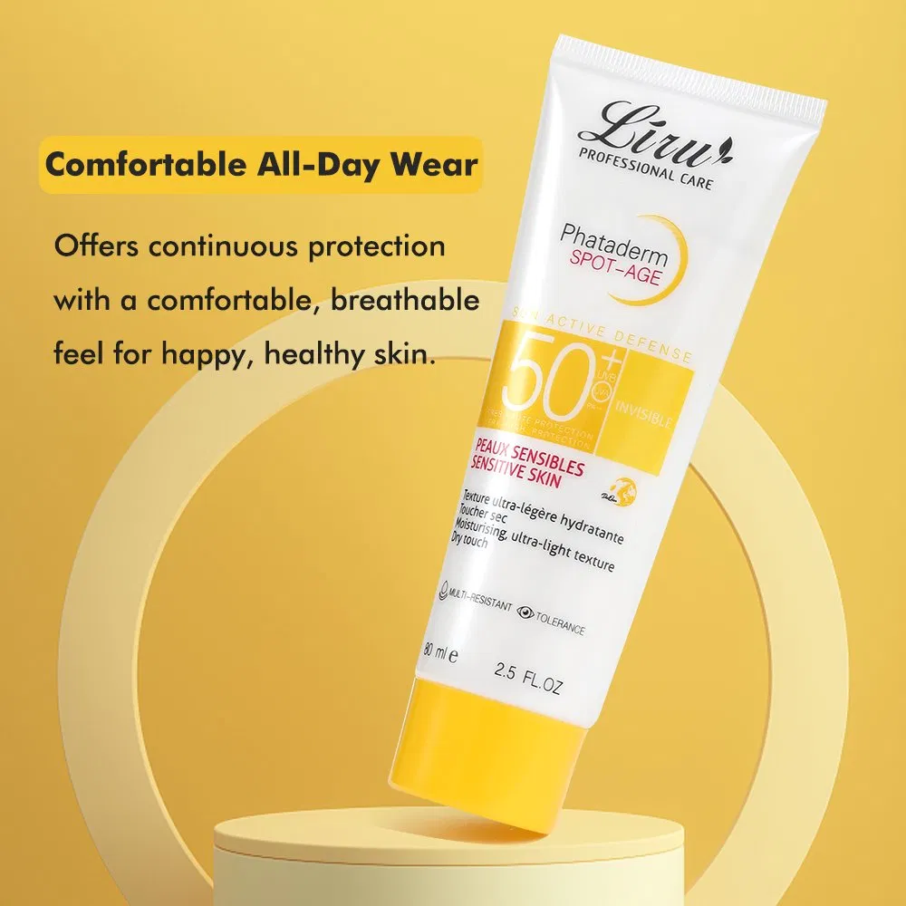 Liru Wholesale Skin Sun UV Protection Cream Moisturizing Face Sunscreen SPF 50