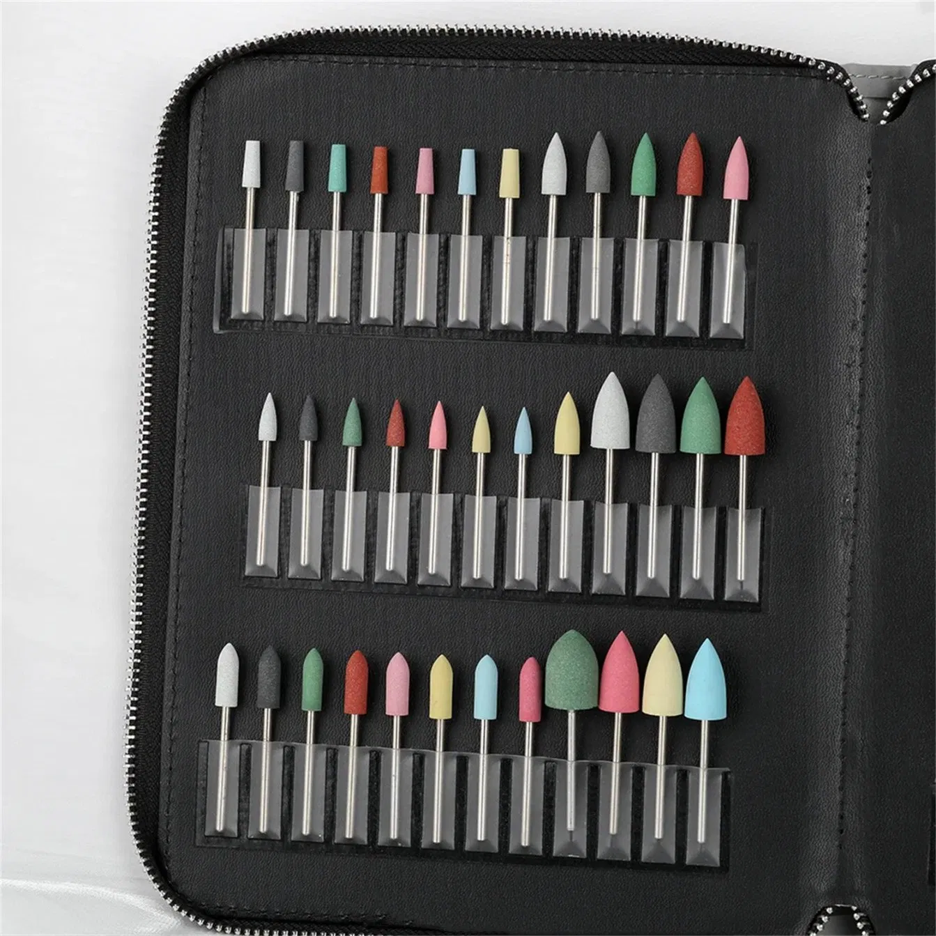 Silicone Nail Drill Bit Smooth Polishing Professional E File Nail Drill Bit Set Manicure Pedicure Tools