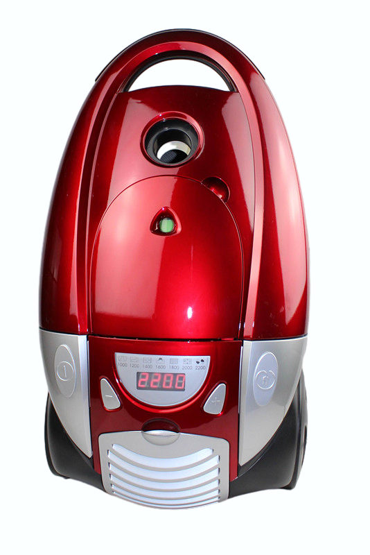 High-Efficiency Red LED Vacuum Cleaner for Home Use