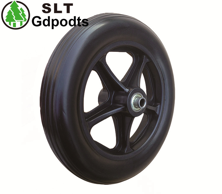 7 Inch PU Wheel Wheelchair Wheel Caster Wheels PP Rim