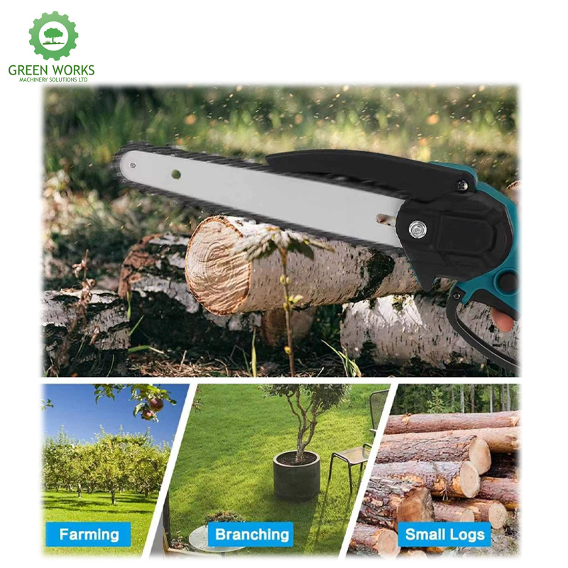 Wholesale Mini 1-Hand Lithium Cordless Electric Chainsaw for Household Use