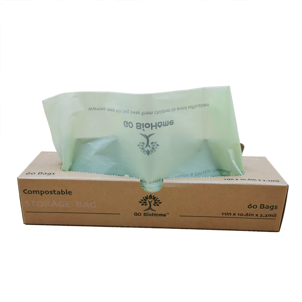 Biodegradable Eco Friendly Zipper Bag Resealable Food Packaging Ziplock Bag