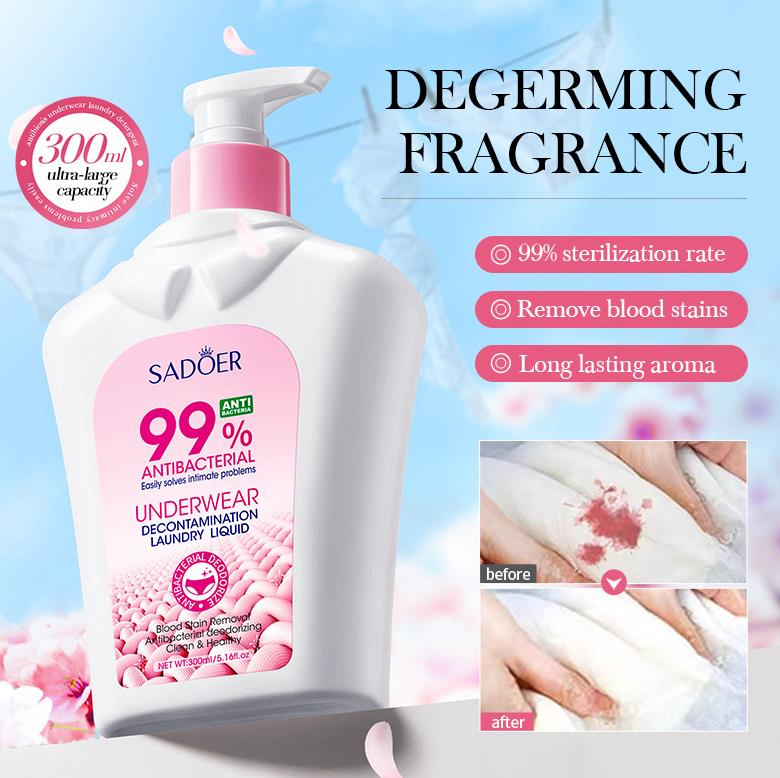 Online Wholesale and Retail Antibacterial Floral Scented Disposable Underwear Laundry Liquid Persil Detergent Decontamination Detergent for Apparel