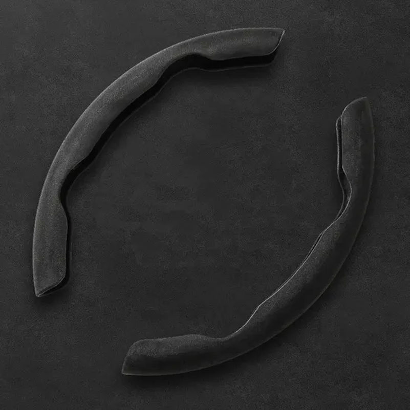Steering Wheel Cover Anti-Slip Car Sports Protection Universal Car Suede Removable Car Accessories Tg010_4