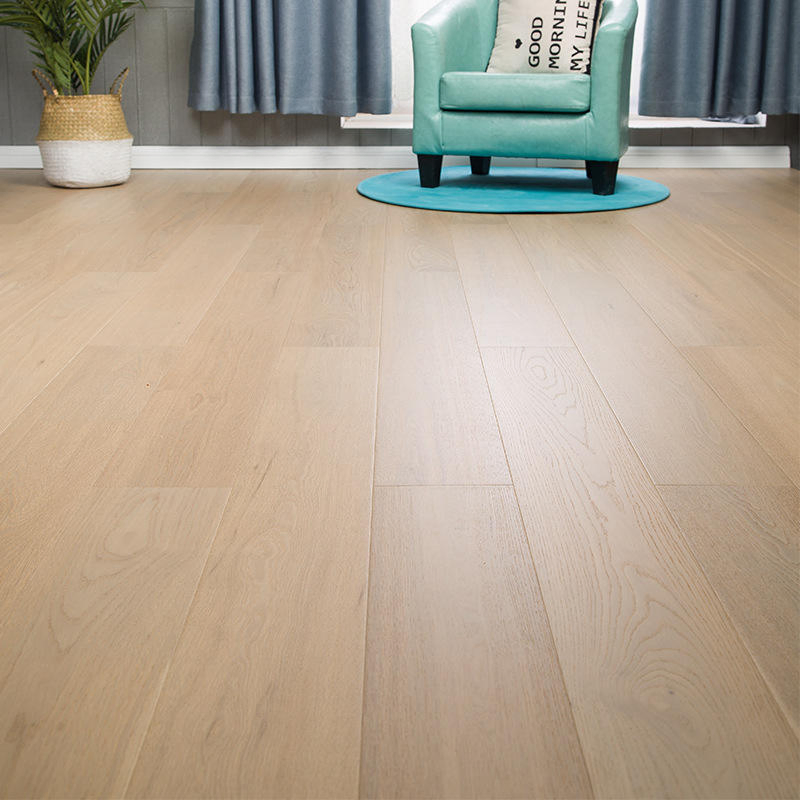 Инженерная доска дуб светло-серая 15мм с подогревом