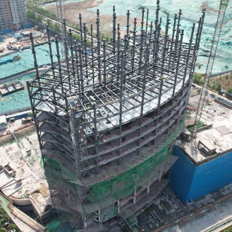 China Supplier Hot Rolled Iron Steel Construction High Rise Structure Building