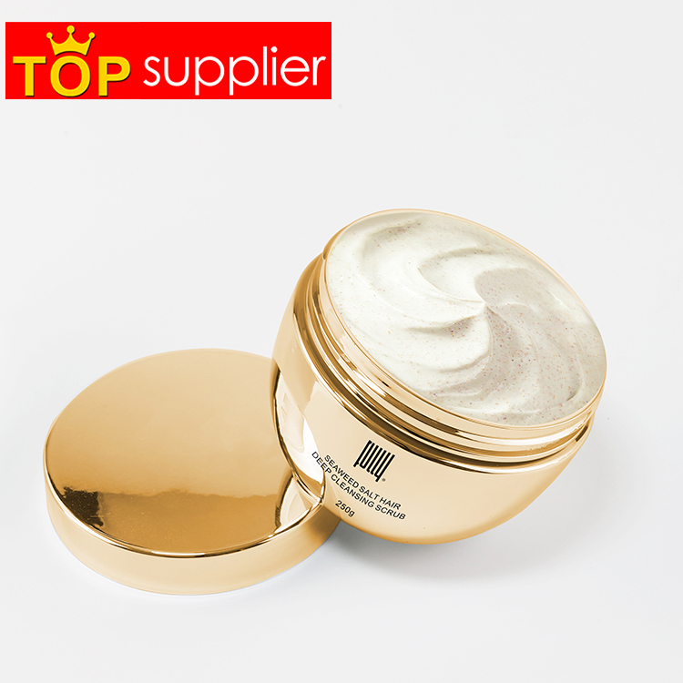 Private Labels Custom Good Quality Home Seaweed Salt Hair Deep Cleansing Scrub Hair Shampoo
