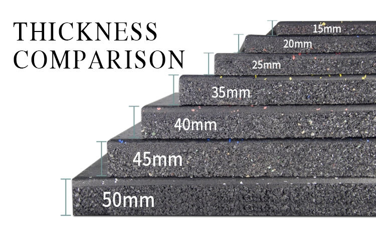 Interlocking Sport Court Rubber Flooring