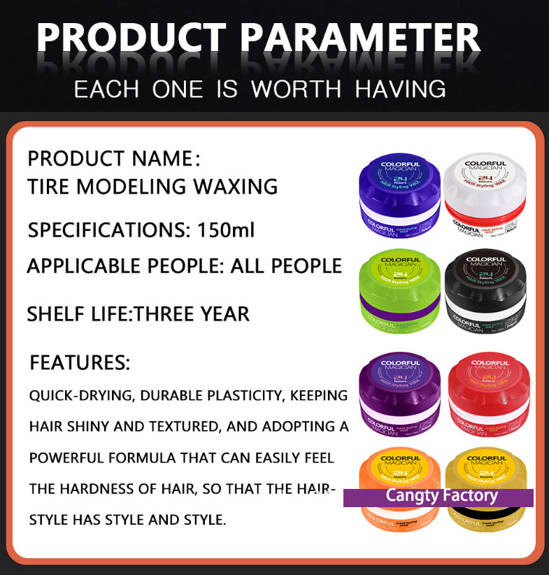 Pomade Private Label Lasting Hold Styling Wax Para EL Cabello Custom Styling Hair Pomade for Men