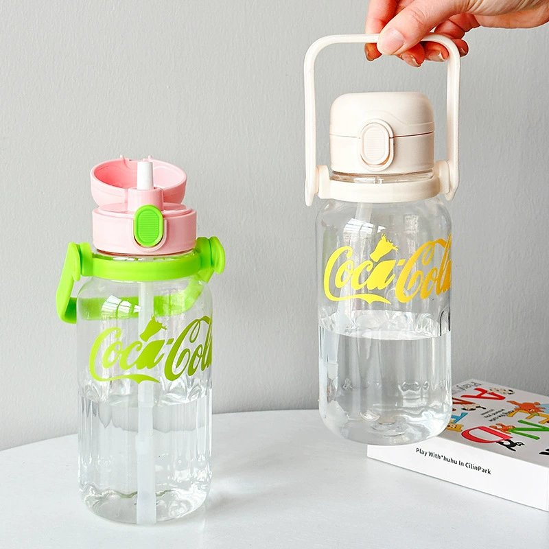 Kids' 950ml Filter Water Bottle - Plastic Cup with Stainless Steel Filter for School