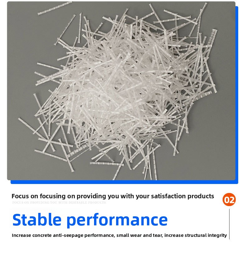 Ppm54mm Polypropylene Macro Synthetic Fibers for Uhpc Concrete Reinforcement