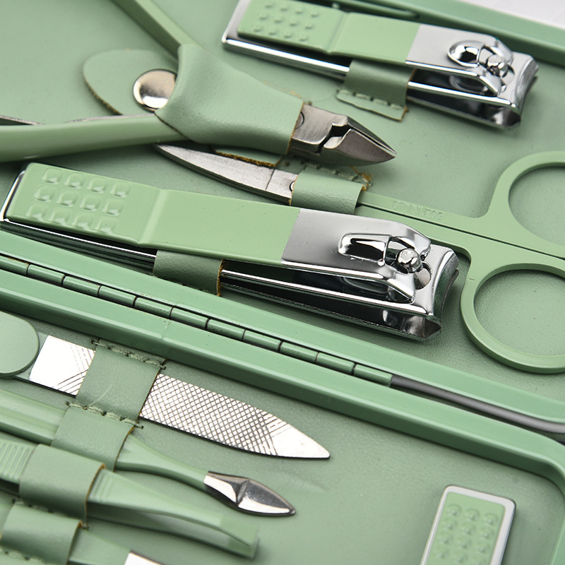 8-18 Sets of Green Nail Clippers Set Cross-Border Nail Clippers Set
