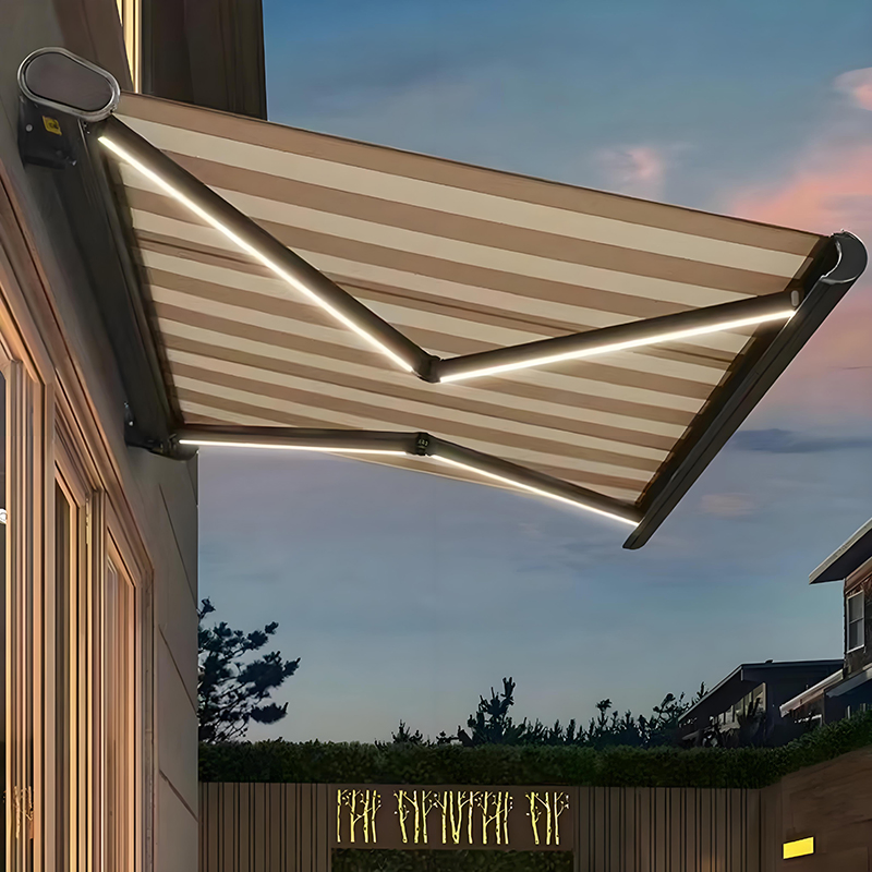 Factory Low Price Wholesale Customized PVC Waterproof Sunshade Full Cassette Retractable Awning