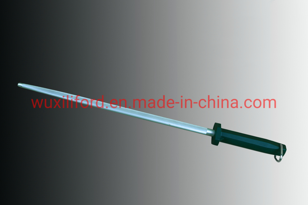 Fast Delivery Stocked 10" 12" Diamond Knife Sharpener Blade Sharpening Steel Rod Kitchen Tool Diamond Knife Sharpener Blade Sharpening Machine