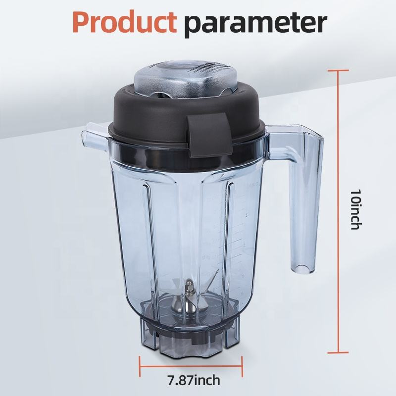Vitamx 32oz Plastic Jar with Lid, Blade and Gear, Replacement for Blender