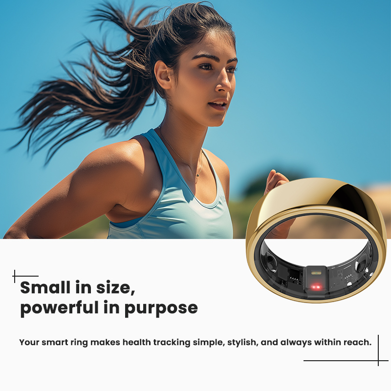 Fashion Multi-Functions Sports Rose Gold Silver Black Golden NFC Smart Ring with Bluetooth for Ios and Android Phone