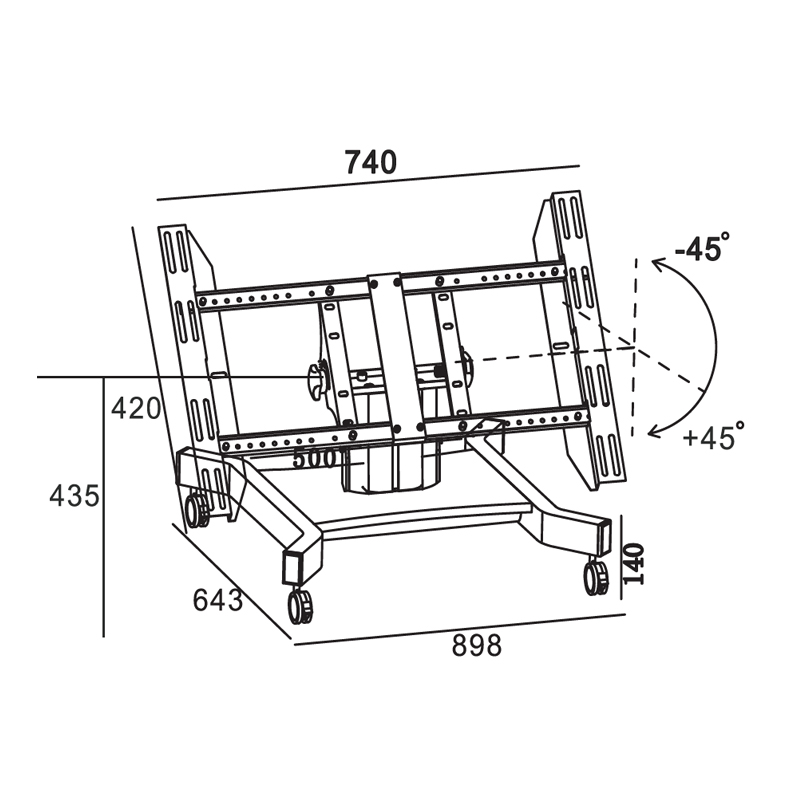 Напольная стойка для телевизора 32-55 дюймов AVA 101F