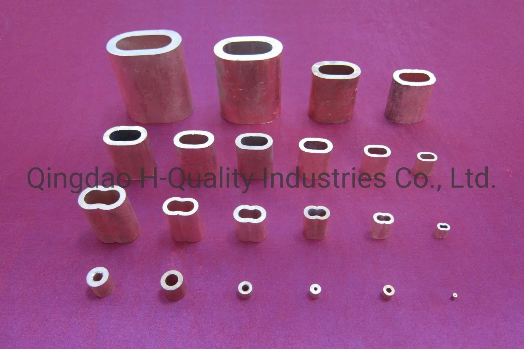 Oval Copper Sleeve for Wire Rope Connecting