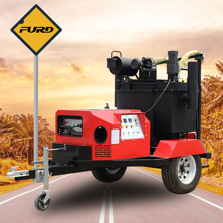 200L Hot Melt Kettle Crack Filling Machine Mini Concrete Asphalt Road Pavement Crack Sealing Machine Fgf-200