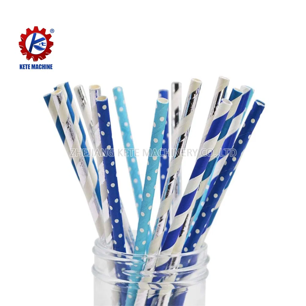 Stripe Drink Tubes Cocktail Paper Jumbo Straw for Happy Birthday Party Tea Drinks Straws