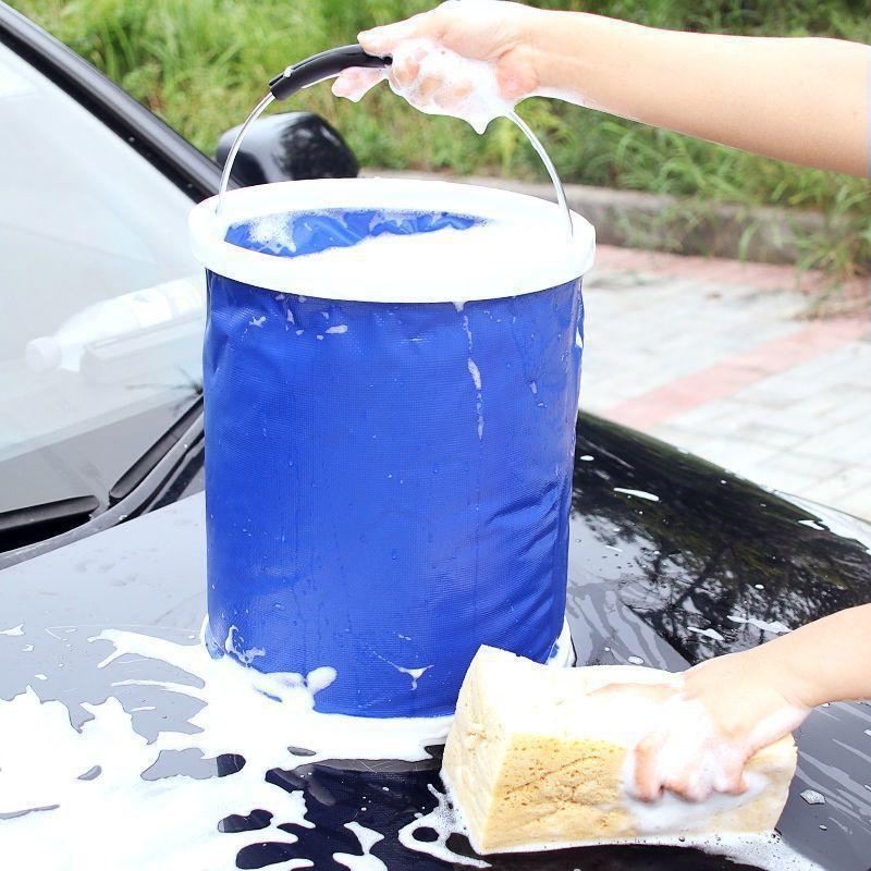 Oxford Cloth Portable Outdoor Foldable Pail