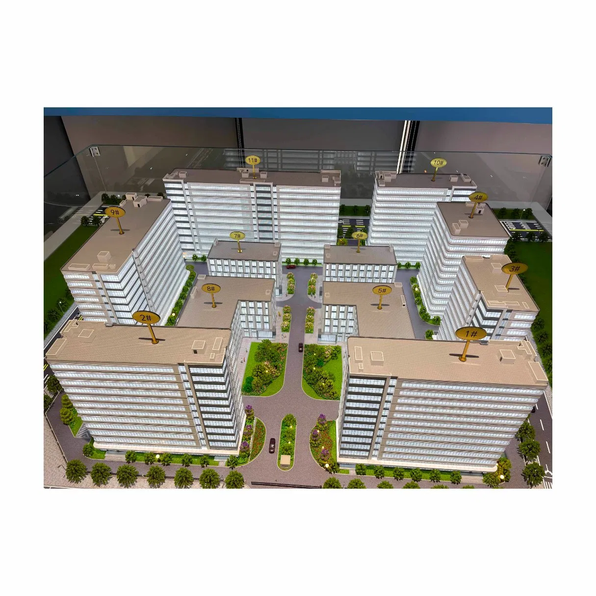 3D Professional Design, Customized Industrial Factory Architectural Model Making