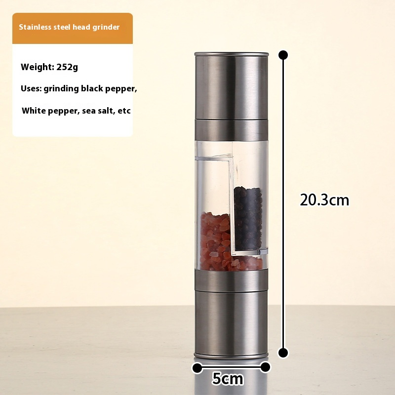 Factory Supplier Stainless Steel Salt Pepper Grinder Kitchen Hand Tools Salt Pepper Grinder Gadgets