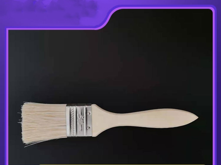 Кисть для масляной живописи с деревянной ручкой и щетиной кабана