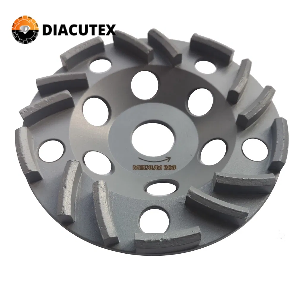 125mm Rooftop Segment Thin Epoxy Removal Diamond Grinding Cup Wheel