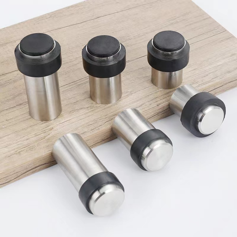 Stainless Steel Sliding Door Hardware Rubber Ring Manufacturing Door Stopper Door Holder