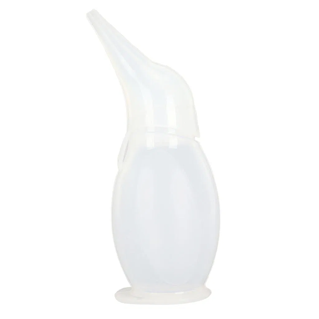 Home Use Soft Material Penguin Shape 25ml 75ml Baby Nose Cleaner Suction Device Baby Nasal Aspirator