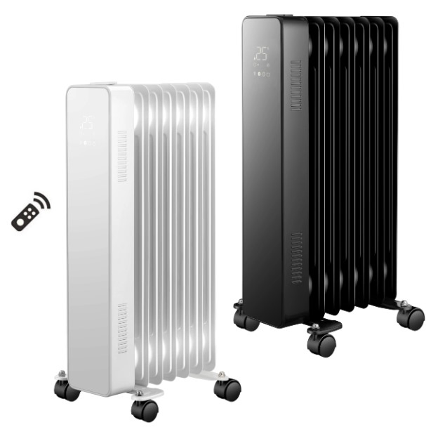 WiFi APP 2500W Oil-Filled Digital Touch Panel Oil Filled Radiator Oil Heater with Remote Control