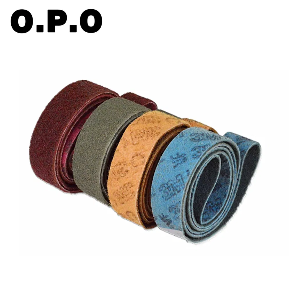 Factory Sale Abrasive Non-Woven Nylon Round Belt Multi-Color for Polishing Steel Products