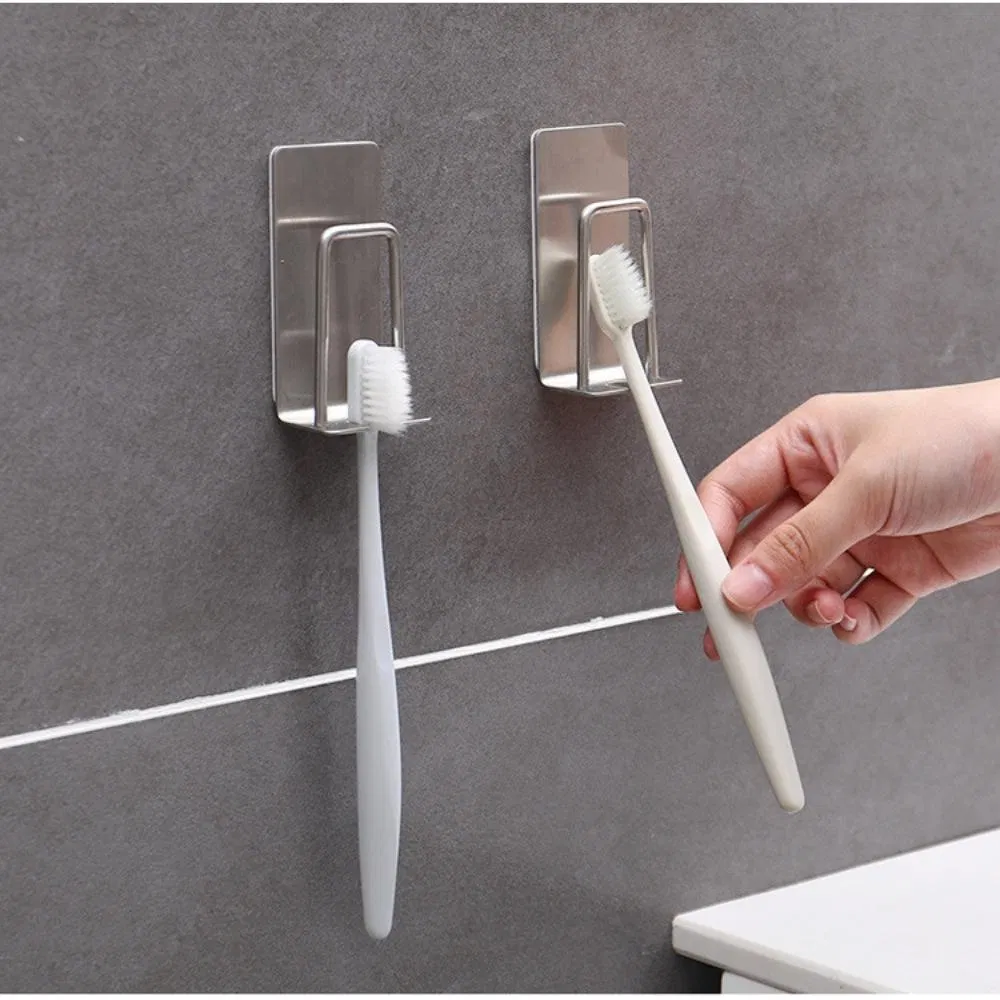 Wall Mount Stainless Steel Toothbrush Holder Bathroom Organizer Bl19208