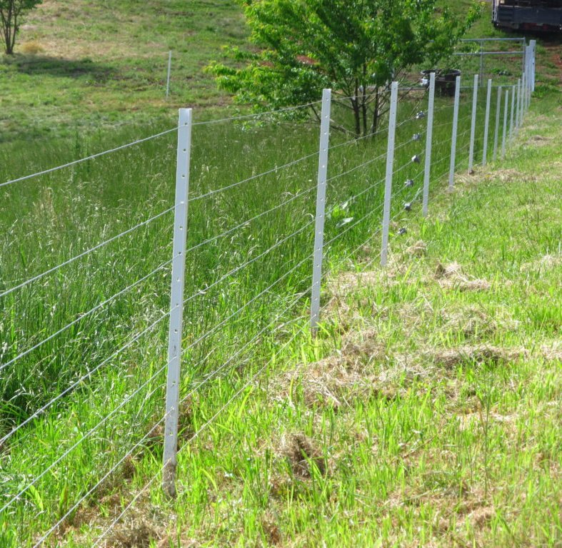 Manufacturer Fence Electric Galvanized 8FT T Post Wire Mesh Field Fence Farm Fence
