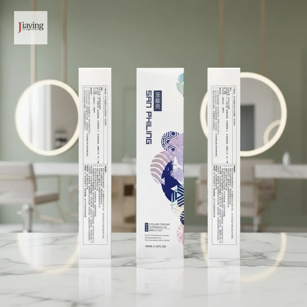 Factory Wholesale 100ml Organic Herbal Premium Salon Semi-Permanent Ammonia-Free Hair Color Cream