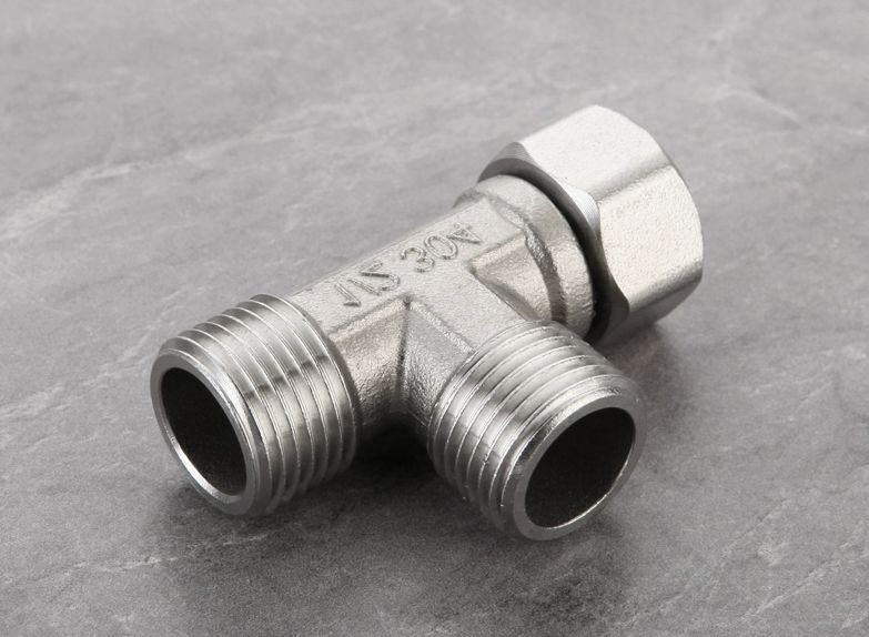 Cross Tee Swivel Hydraulic Tube Crimp Fittings Tee Stainless Steel Fittings/Nipple