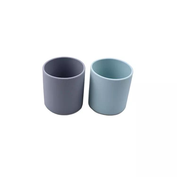 Food Grade Silicone Unbreakable Training Baby Drinking Water Cup