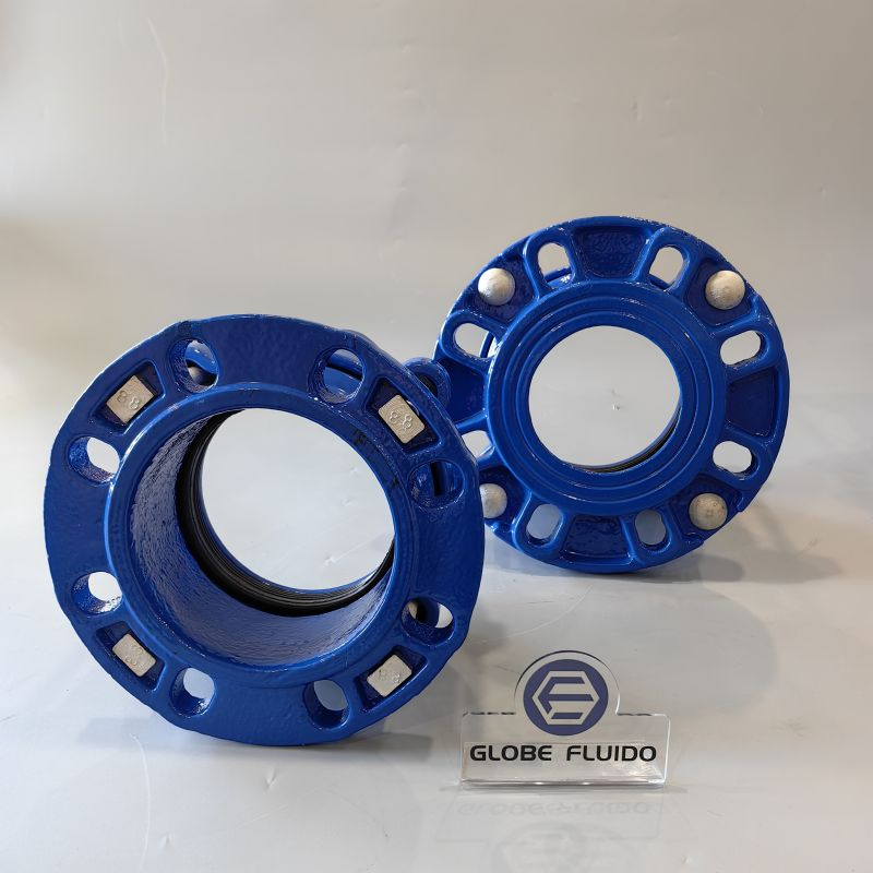 High Quality En545 Ductile Iron Pipe Fittings T-Type Flanged Socket