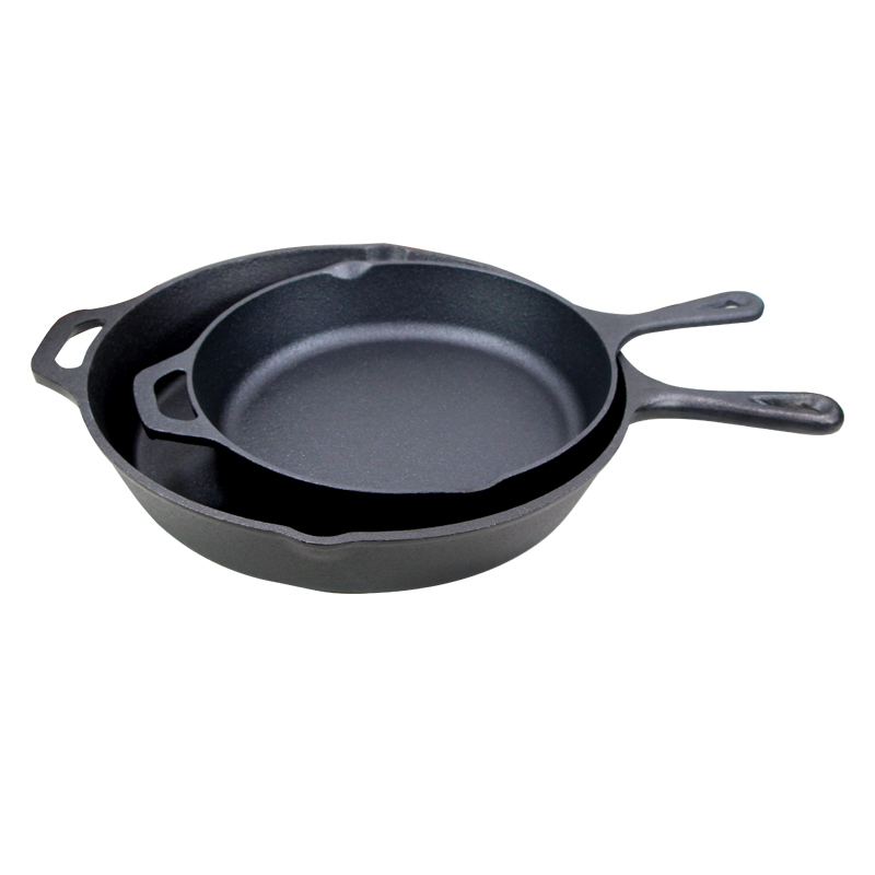 Nonstick Pre-Seasoned Cast Iron Cookware Skillets Fry Saute Pan for All Stoves Cast Iron Skillet Fry Pan China Factory with BSCI, LFGB, FDA