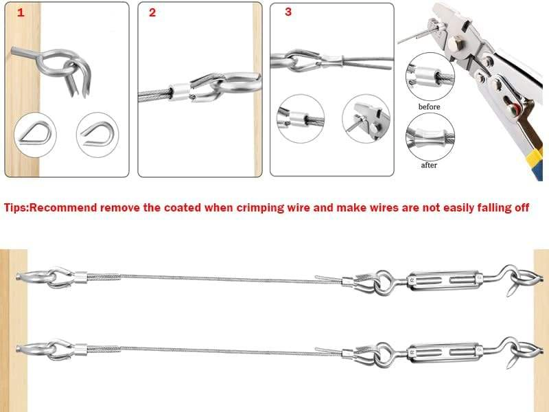 New Product Metal Curtain Wire Set with Curtain Wire for Home Office