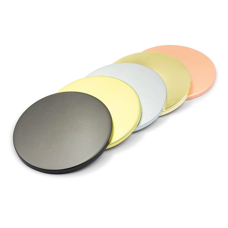 Factory Custom Zinc Alloy Luxury Black Cute Wholesale Small Makeup Mirror Metal Gold Storage Mini Round Cosmetic Mirror